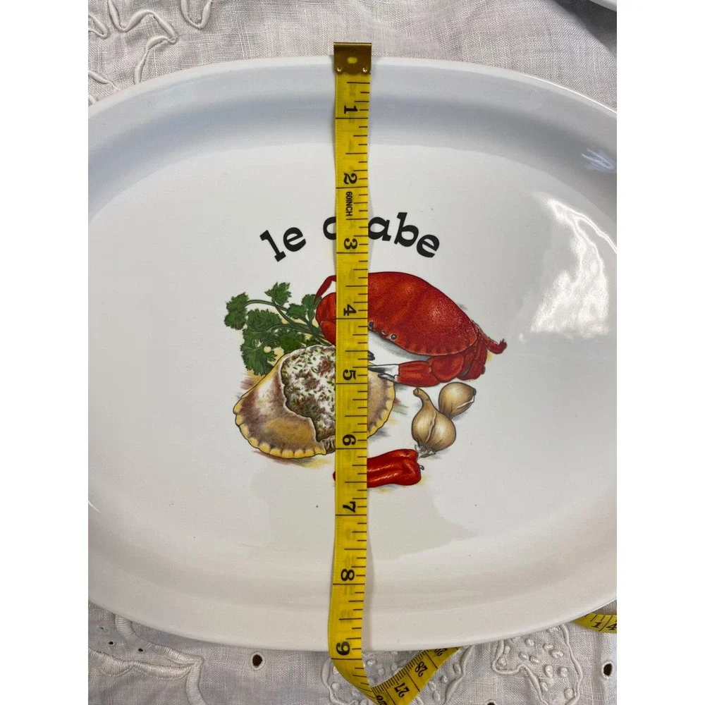 Revol Plates Made In France Lobster Crab Seafood Plates‎ le crabe la langouste